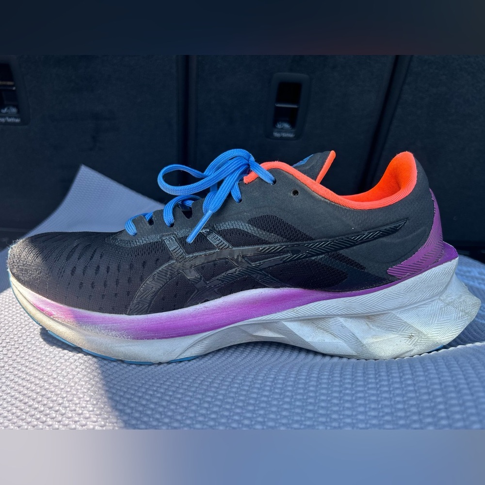 Asics Women's Black and Purple Running Shoes